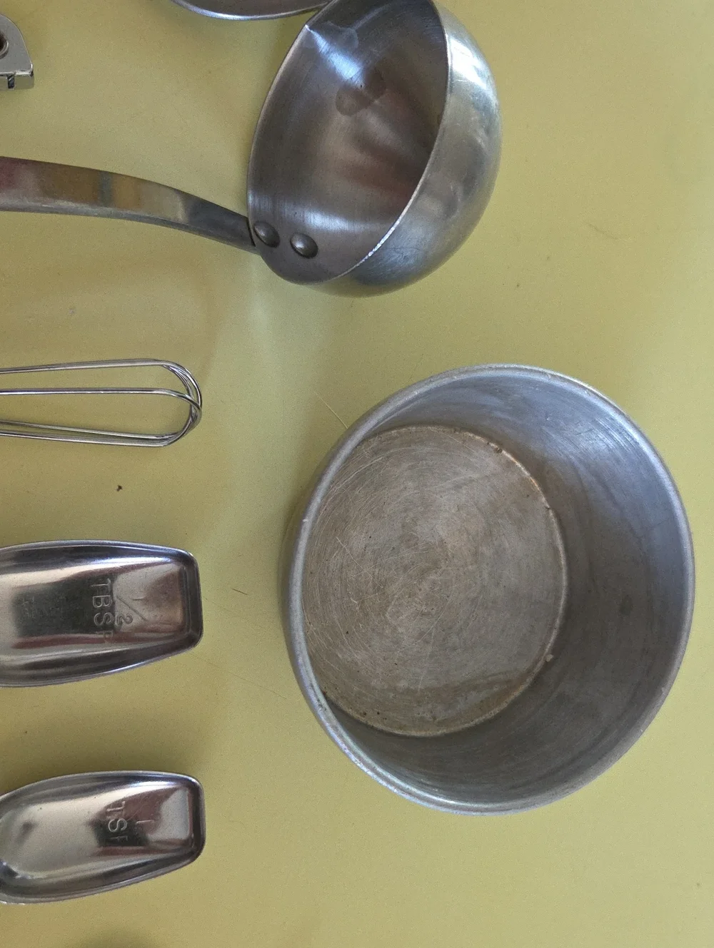 Misc Kitchen Utensils Gadgets Plated Silver Spoon Aluminum Cup...
